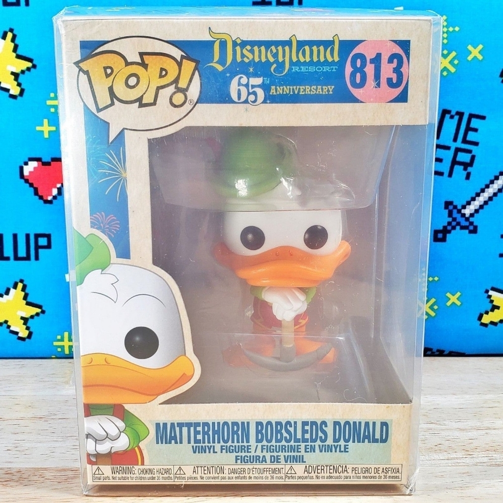 Funko PoP Disneyland Resort 65th Anniversary Matterhorn Bobsleds Donald #813 New